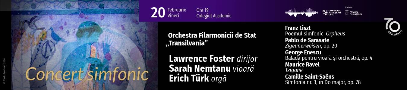 Concert simfonic – dirijor Lawrence Foster