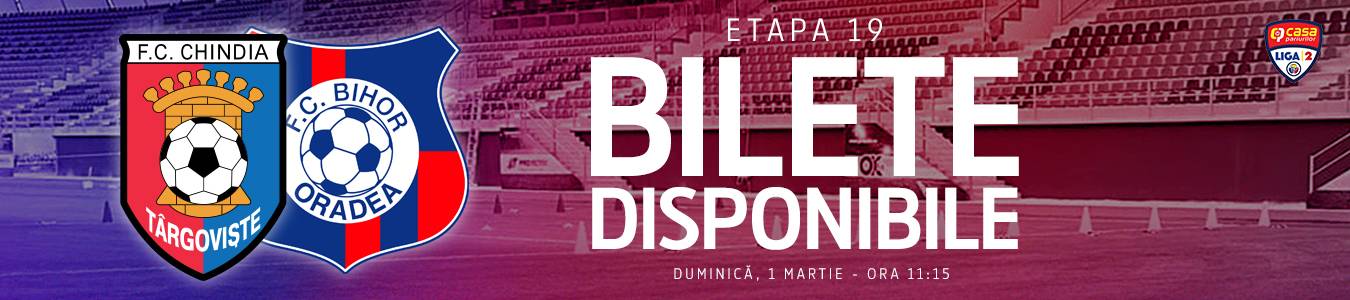 AFC CHINDIA TARGOVISTE - FC BIHOR ORADEA