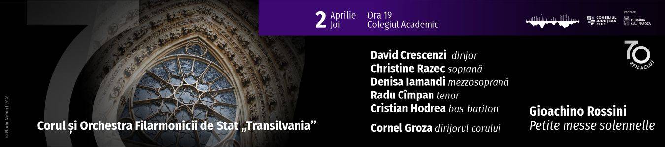 Concert vocal-simfonic – dirijor David Crescenzi