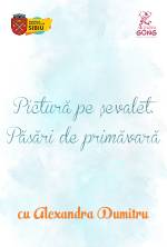 Atelier pentru miniArtiști – Pictură pe șevalet. Păsări de primăvară