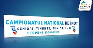 Campionatul National de Inot pentru Seniori, Tineret si Juniori I-II