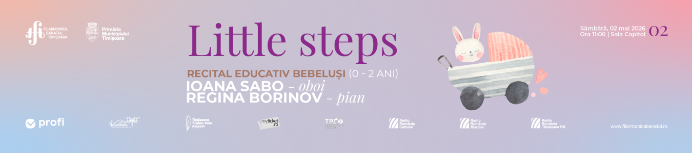 Little Steps | Recital educativ pentru bebeluși | Sabo Ioana (oboi), Regina Borinov (pian)