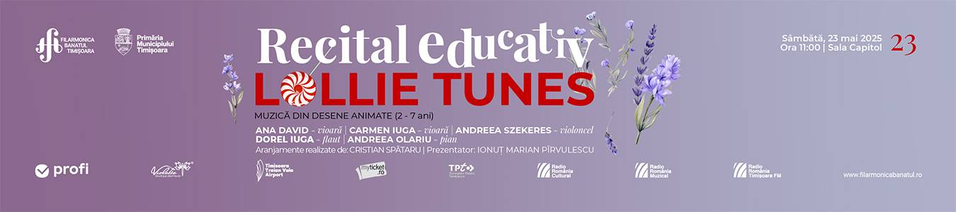 RECITAL EDUCATIV | Muzică din desene animate (2–7 ani)
