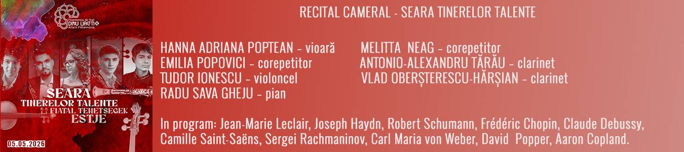Recital Cameral - Seara tinerelor talente