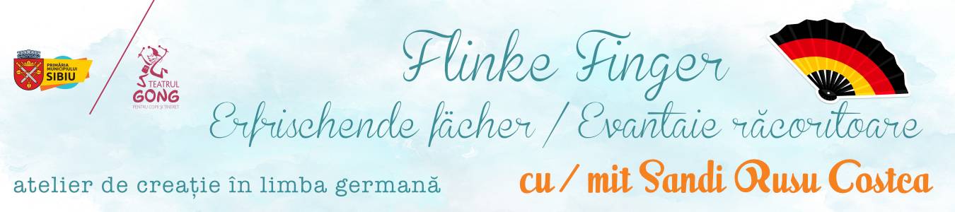 Kreativ Workshop „Flinke Finger” – Erfrischende fächer Atelierul de creație „Flinke Finger” – Evantaie răcoritoare