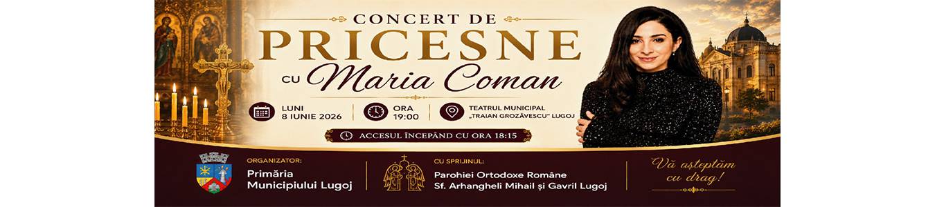 Concert de Pricesne cu Maria Coman
