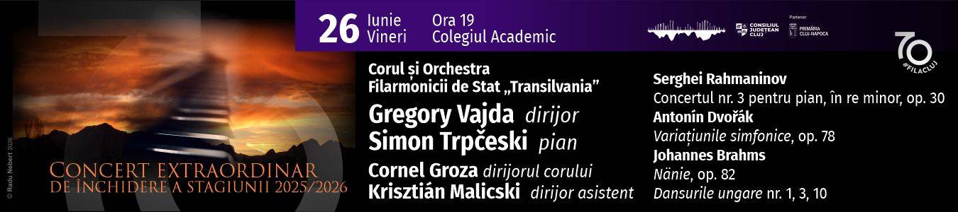 CONCERT EXTRAORDINAR DE INCHIDERE A STAGIUNII 2025/2026