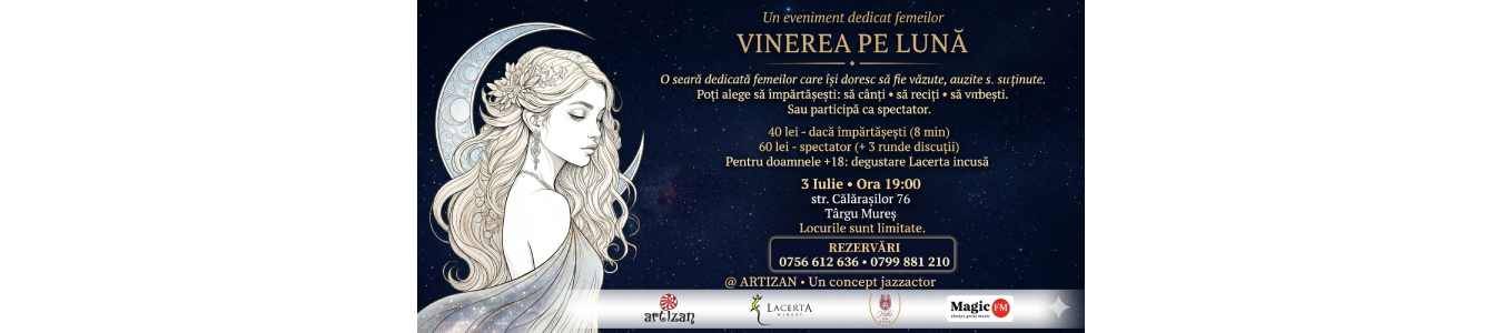 Vinerea pe luna – O seară pentru tine și prietenele tale