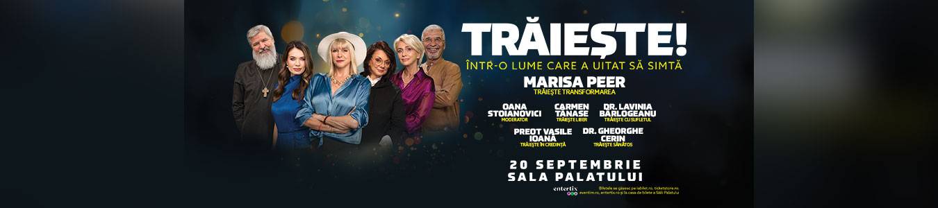 Trãiește! Într-o lume care a uitat să simtă 