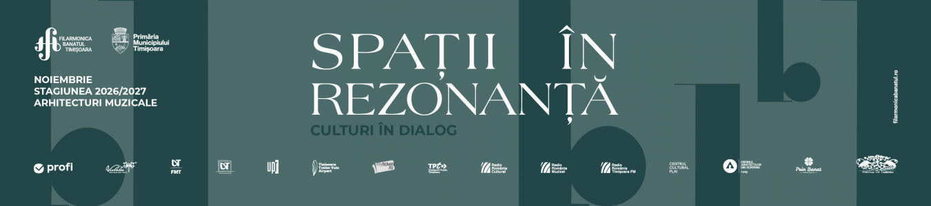 CONCERT SIMFONIC | SPAȚII ÎN REZONANȚĂ | Orchestra simfonică a Filarmonicii Banatul | Dirijor: LEVENTE TÖRÖK | Solistă: JUDIT KUTASI – mezzosoprană
