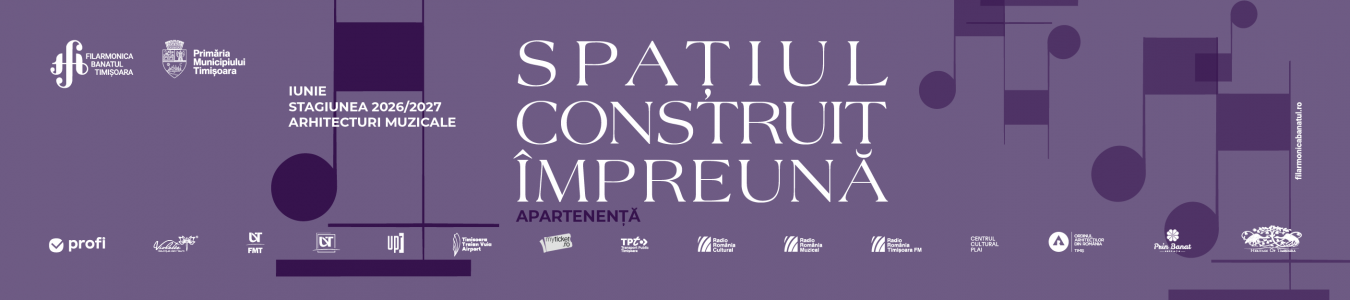 CONCERT SIMFONIC | SPAȚIUL CONSTRUIT ÎMPREUNĂ | Orchestra Filarmonicii Banatul| Dirijor: RADU POPA | Solist: IVAN SENDETSKY – violoncel