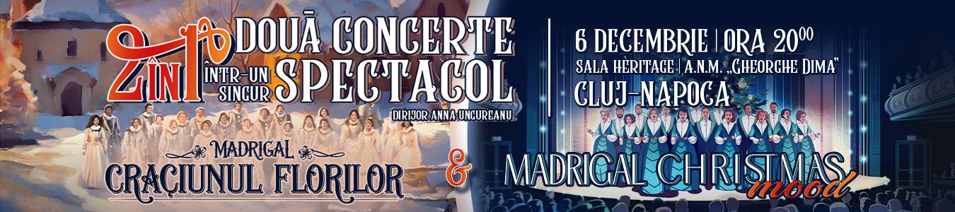 MADRIGAL DE CRĂCIUN | 2 în 1 la Cluj-Napoca