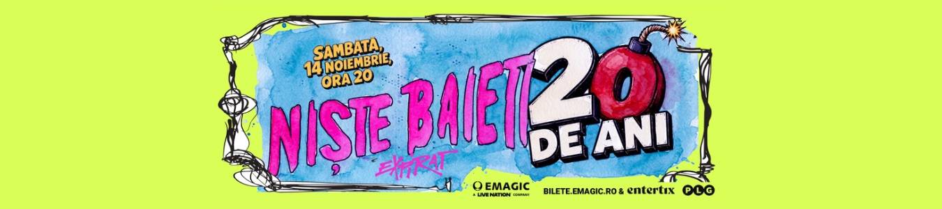 NISTE BAIETI - 20 de ANI 