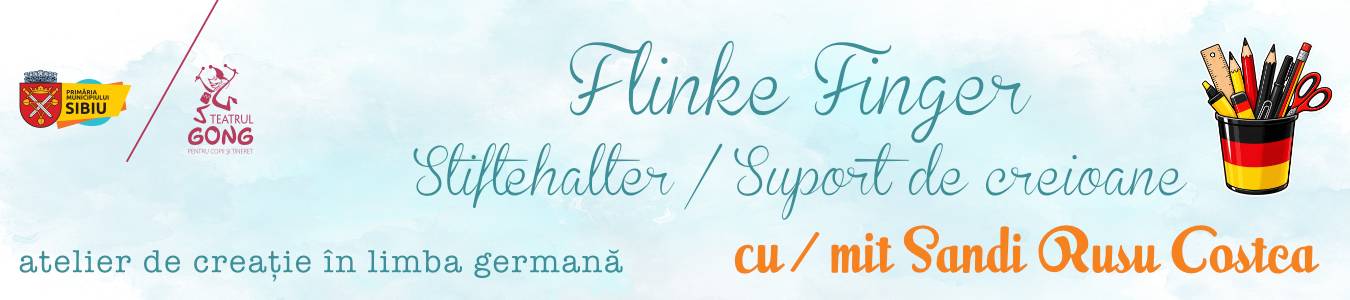 Kreativ Workshop „Flinke Finger” – Stiftehalter | Atelierul de creație „Flinke Finger” – Suport de creioane