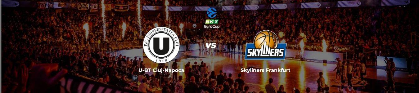 BKT EuroCup: U-BT Cluj-Napoca vs. Skyliners Frankfurt