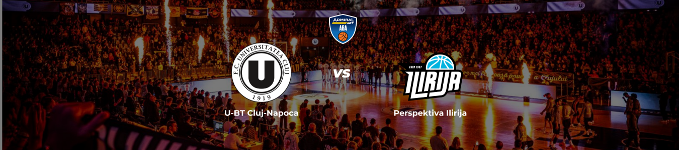 ABA League: U-BT Cluj-Napoca vs. Perspektiva Ilirija