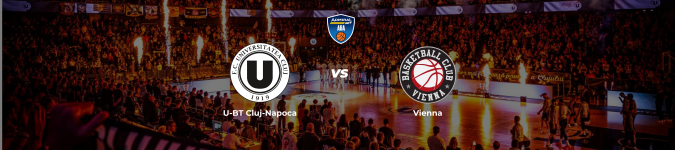 ABA League: U-BT Cluj-Napoca vs. BC Vienna