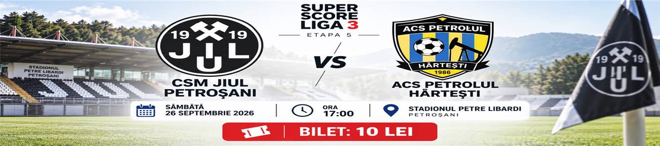 CSM Jiul Petrosani - ACS Petrolul Hartiesti