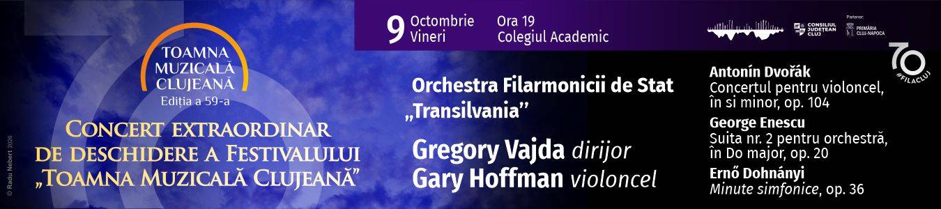 Concert extraordinar de deschidere a Festivalului „Toamna Muzicală Clujeană” 