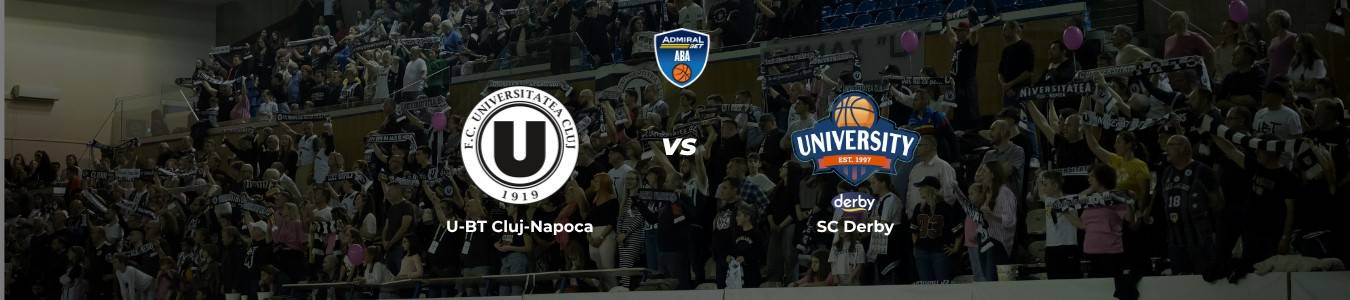 ABA League: U-BT Cluj-Napoca vs. SC Derby