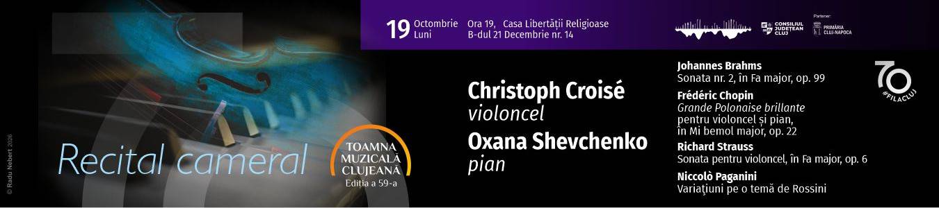 Recital cameral - Christoph Croisé și Oxana Shevchenko