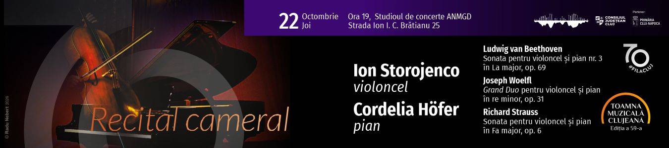 Recital cameral - Ion Storojenco și Cordelia Höfer