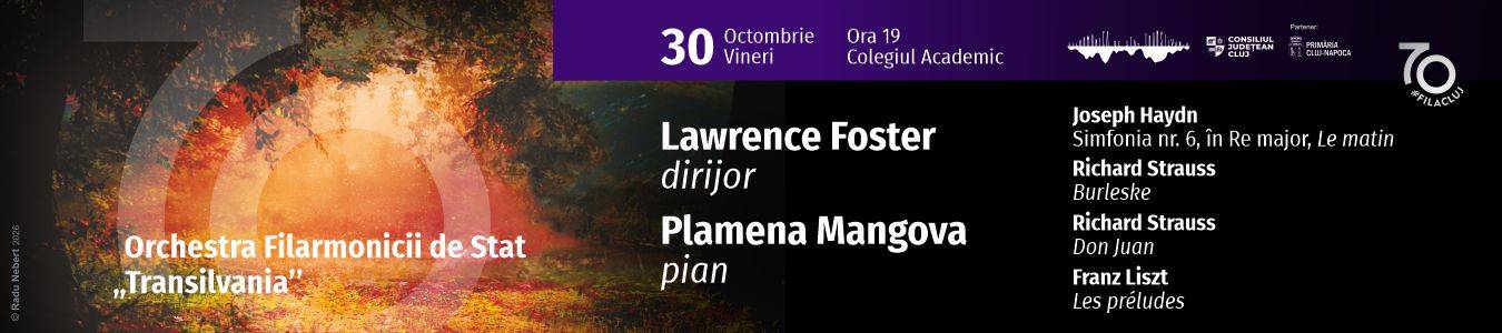 Concert simfonic – dirijor Lawrence Foster