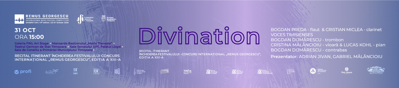 RECITAL ITINERANT | Închiderea Festivalului-Concurs Internațional „Remus Georgescu”