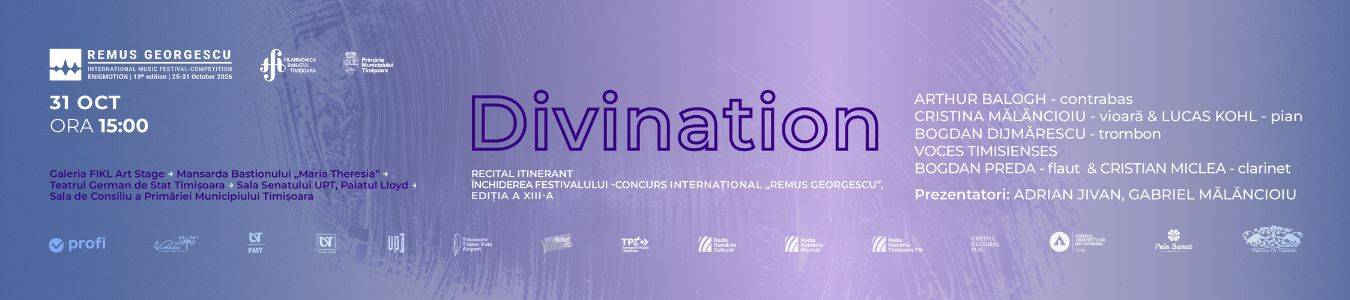 RECITAL ITINERANT | Închiderea Festivalului-Concurs Internațional „Remus Georgescu”